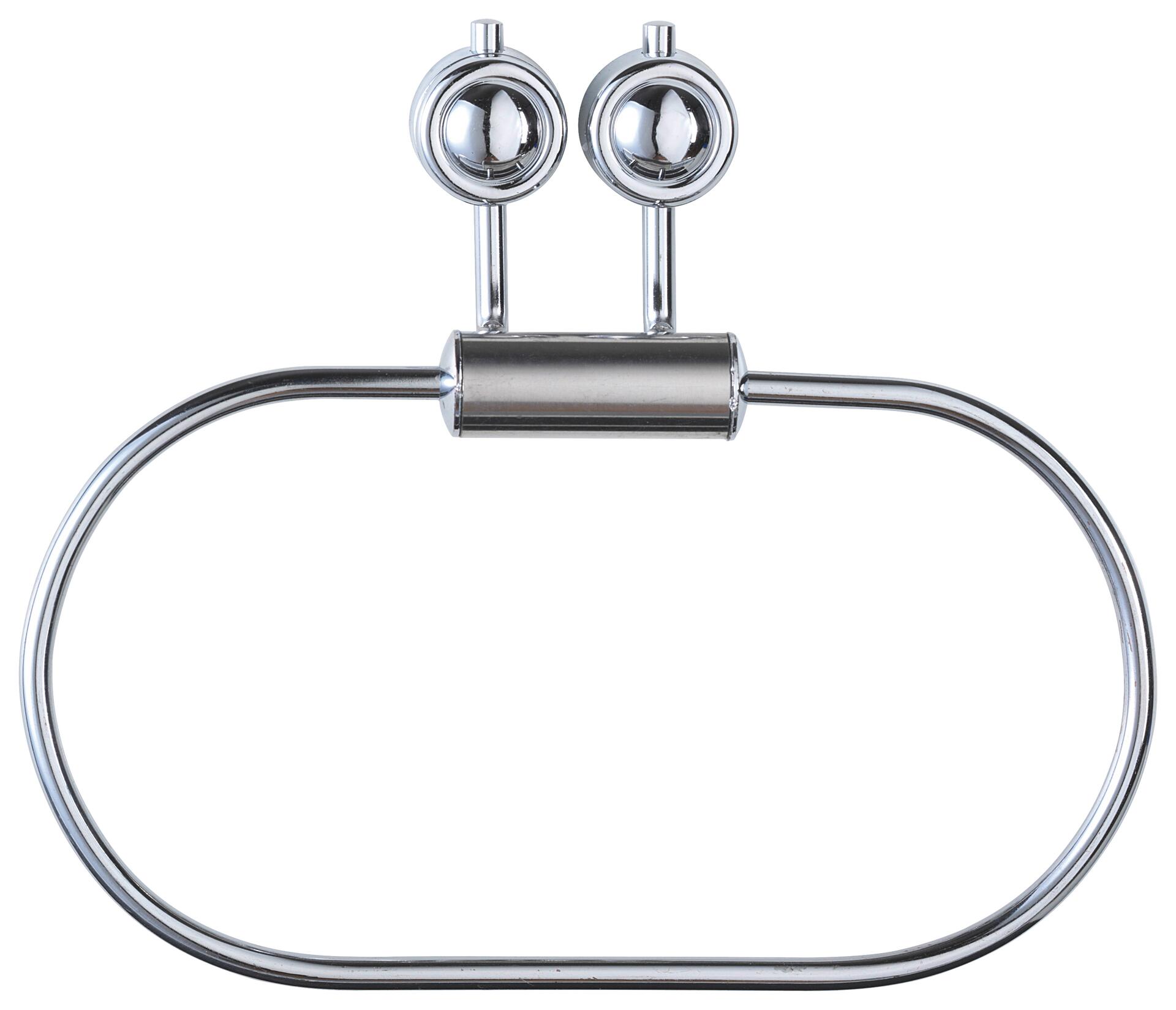 Handtuchring silber Eisen B/H/L: ca. 19x15x4,5 cm