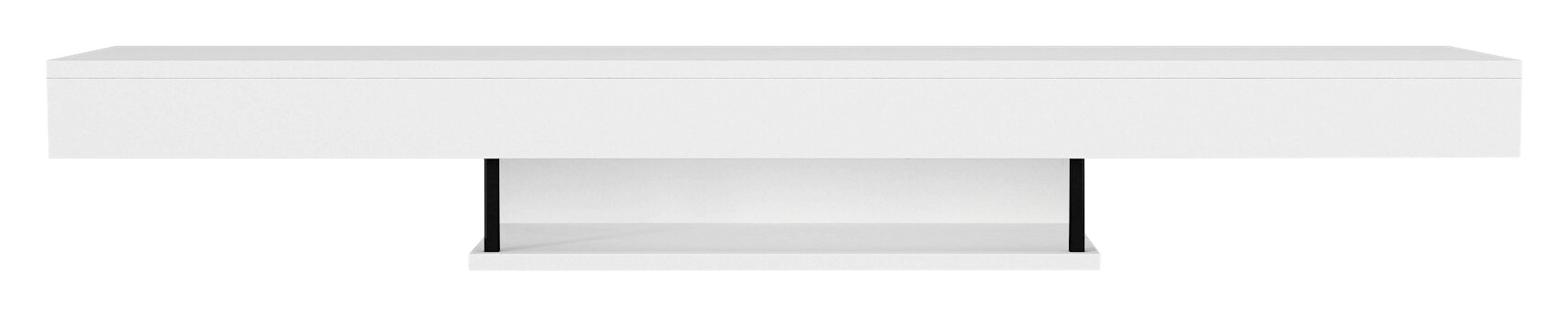 TV-Lowboard Alberes weiß B/H/T: ca. 150x22x29,6 cm TV-Lowboard Alberes weiß B/H/T: ca. 150x22x29,6 cm