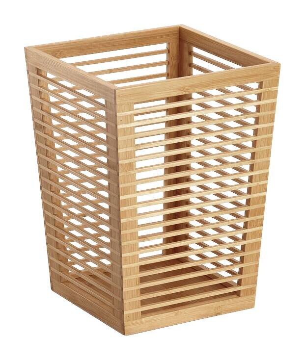 Zeller Papierkorb natur Bambus B/H/L: ca. 235x33x235 cm