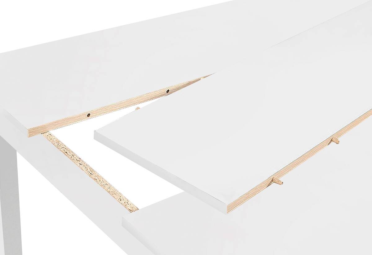 Tisch NORI weiß B/H/T: ca. 160x75x90 cm