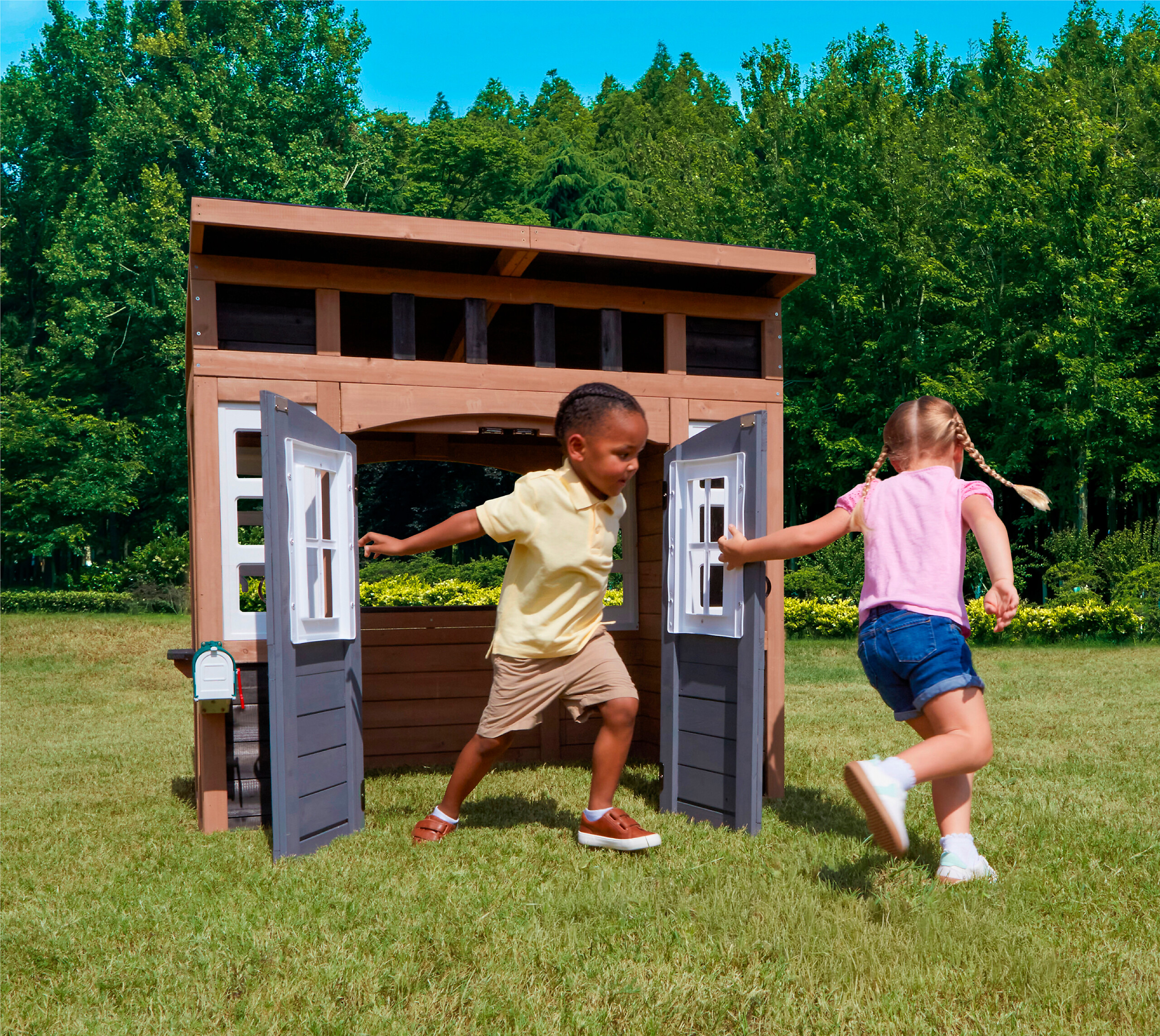 Zwerkules Spielhaus Trolli natur B/H/L: ca. 177x139x156 cm