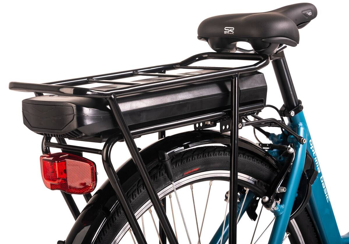 Hollandia City E-Bike Optima Basic KS188E 28 Zoll Rahmenhöhe 44 cm 7 Gänge türkis türkis ca. 250 W ca. 36 V ca. 28 Zoll