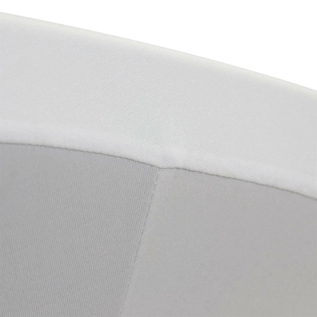 VCM Stretch-Husse für Stehtisch weiß Polyester-Mischgewebe H/D: ca. 110x80 cm