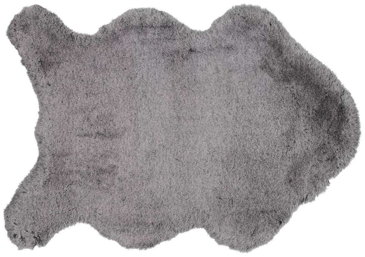 Fellimitat Mats Silbergrau B/L: ca. 60x90 cm