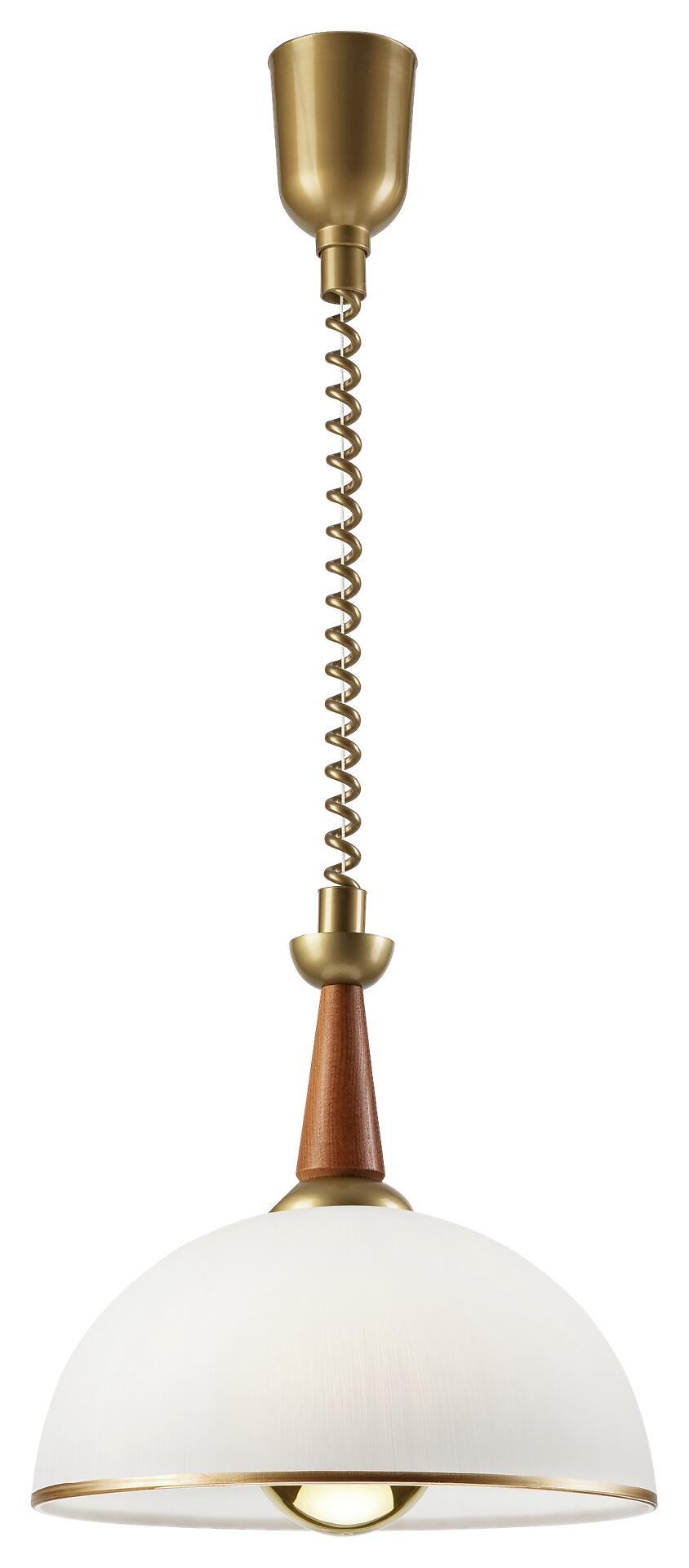 Lamkur Deckenleuchte gold Glas B/H/L: ca. 64x30x64 cm E27 1 Brennstellen