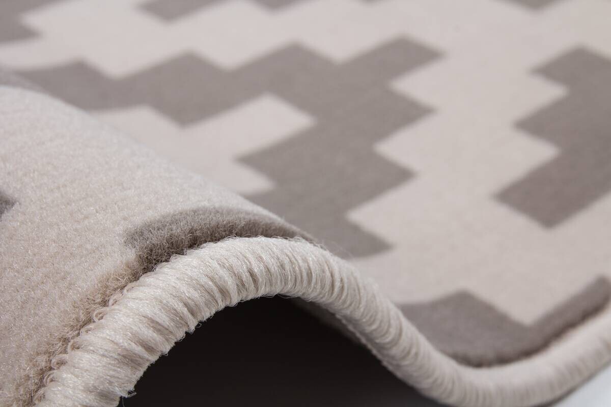 Kayoom Kurzflorteppich Now! 325 taupe B/L: ca. 120x170 cm