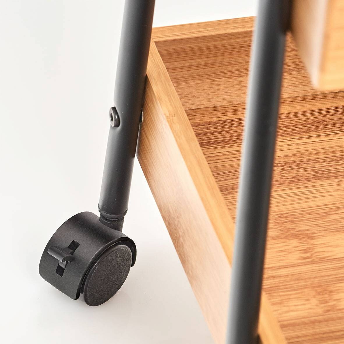 Zeller Rollwagen natur Bambus B/H/T: ca. 50x71x28 cm