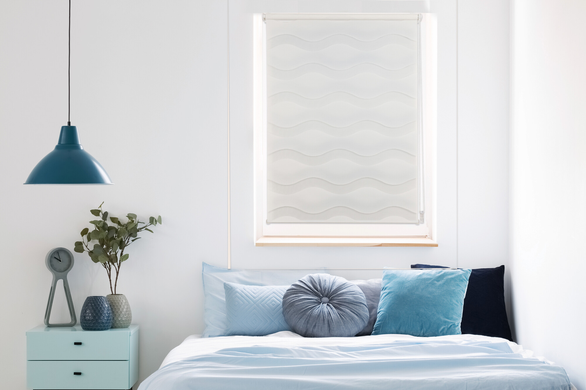 Doppelrollo weiß B/L: ca. 120x160 cm