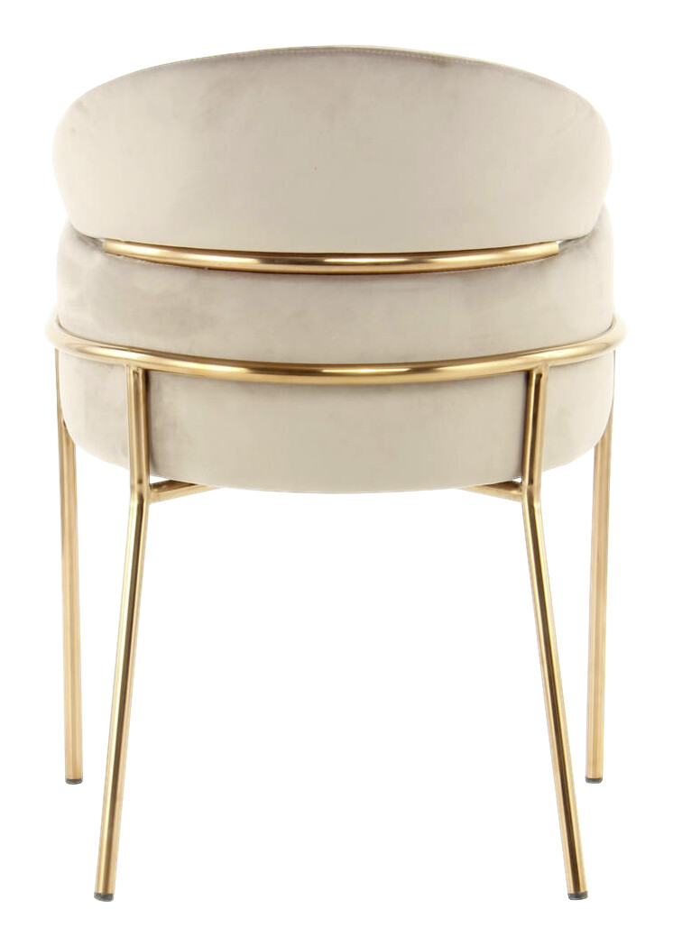 Stuhl Corey 100 taupe Microfaser B/H/T: ca. 58x79x57 cm