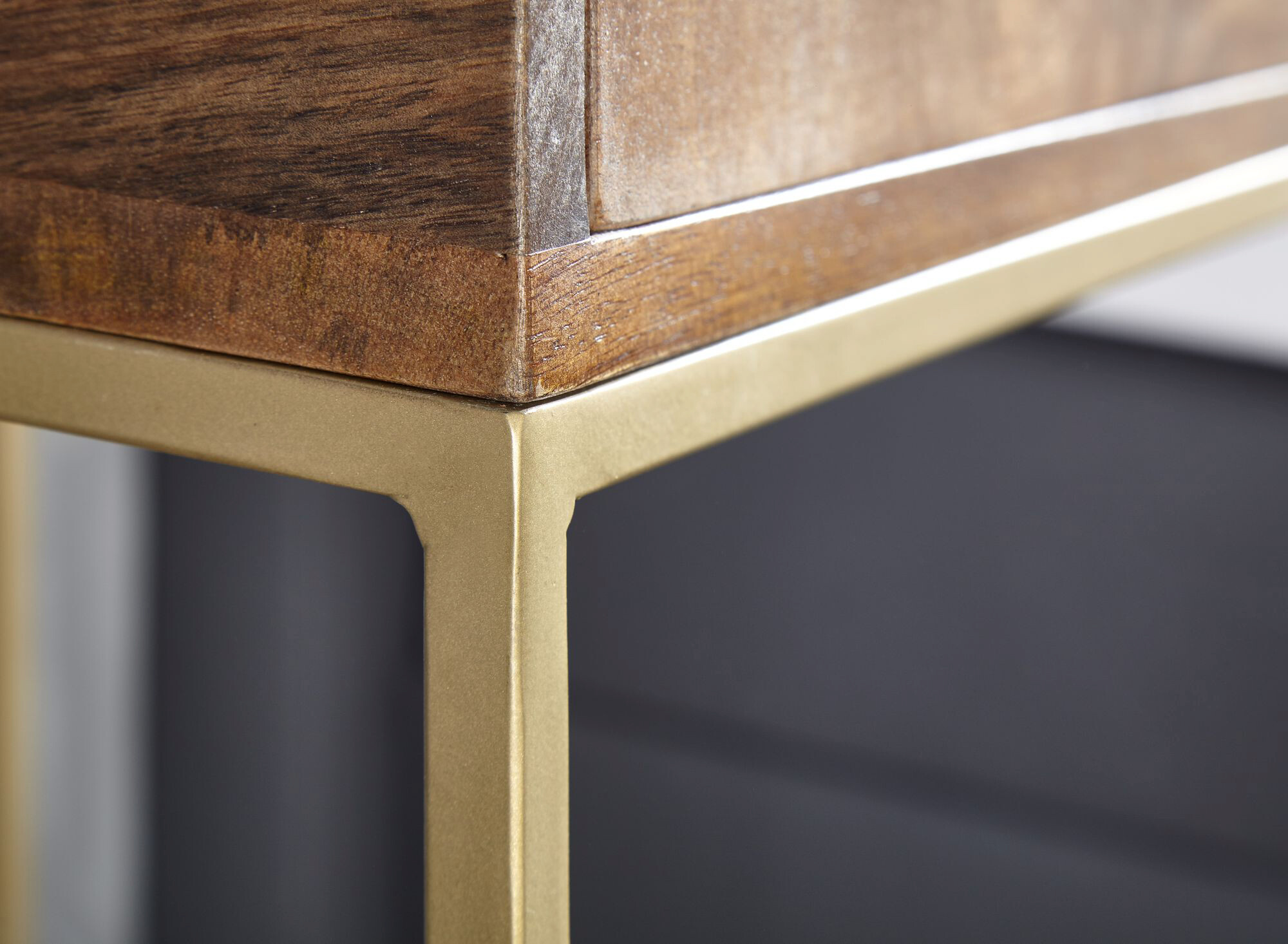 Nachtkonsole braun B/H/T: ca. 35x75x40 cm