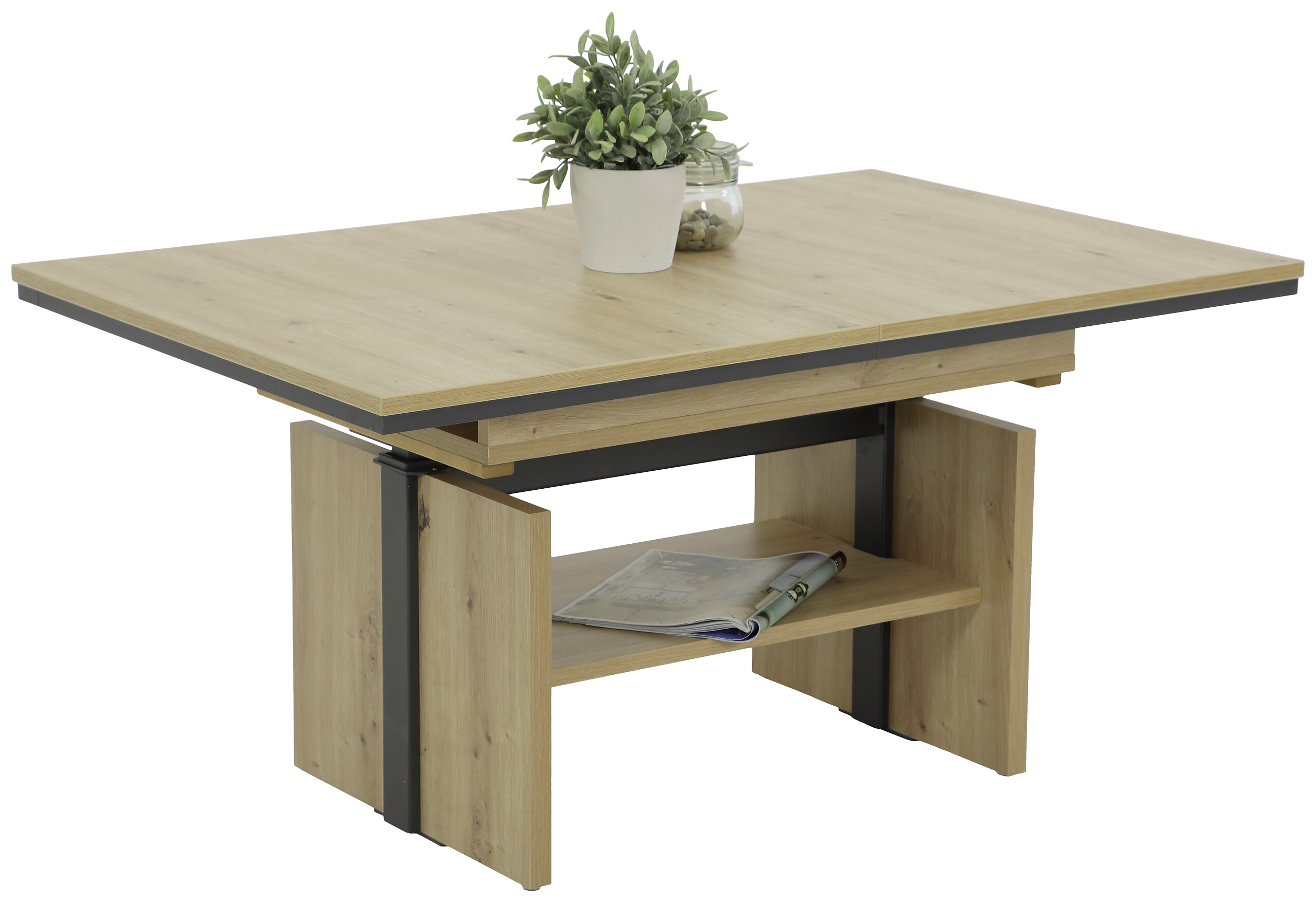 Hela Couchtisch Ingo braun Holzwerkstoff B/H/T: ca. 150x73x69 cm