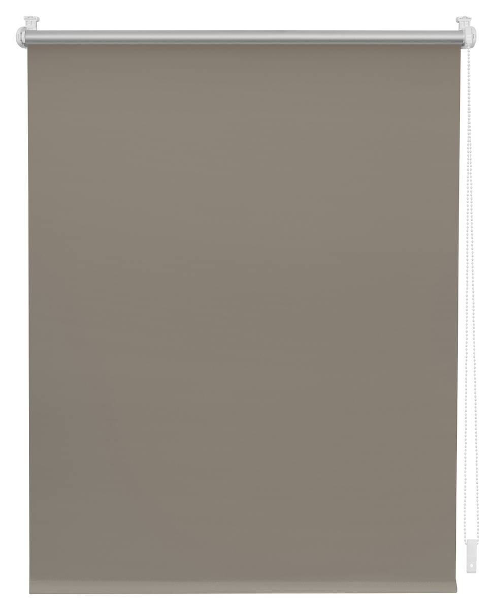 LICHTBLICK Thermo Klebe-/Klemmrollo Verdunklungsqualität taupe B/L: ca. 110x150 cm