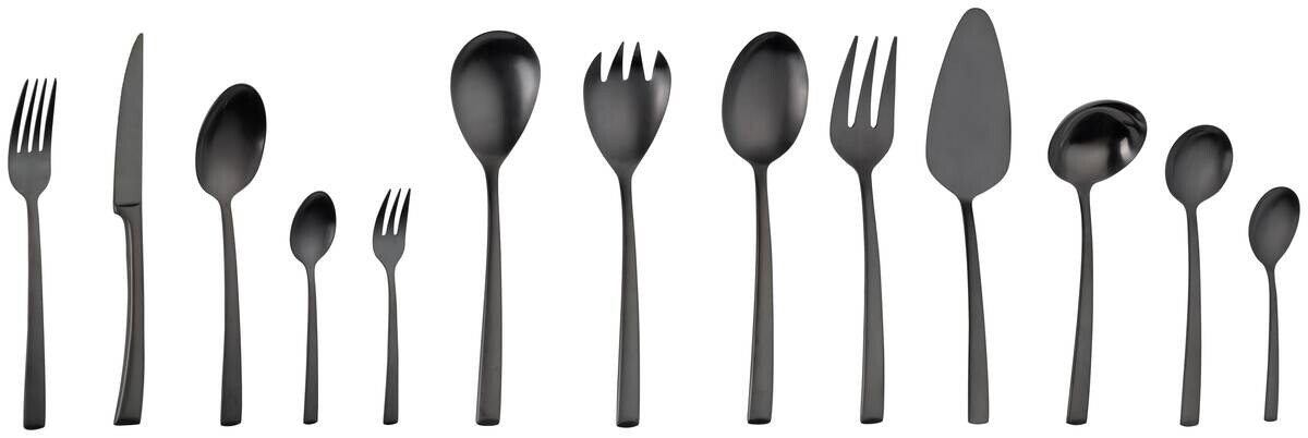 ECHTWERK Besteckset Avelino schwarz Edelstahl 68 tlg.