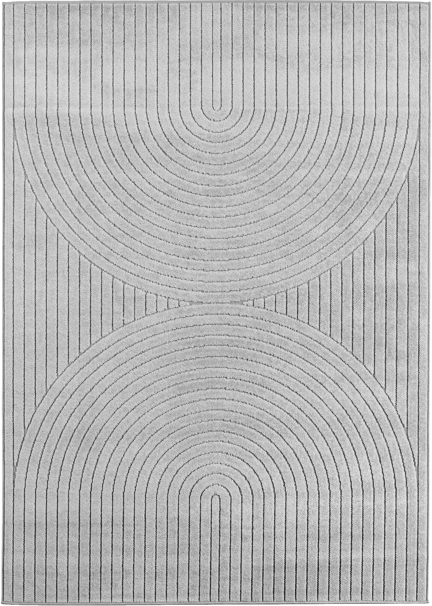 Ayyildiz In-/Outdoor-Teppich NOVA silber B/L: ca. 80x150 cm