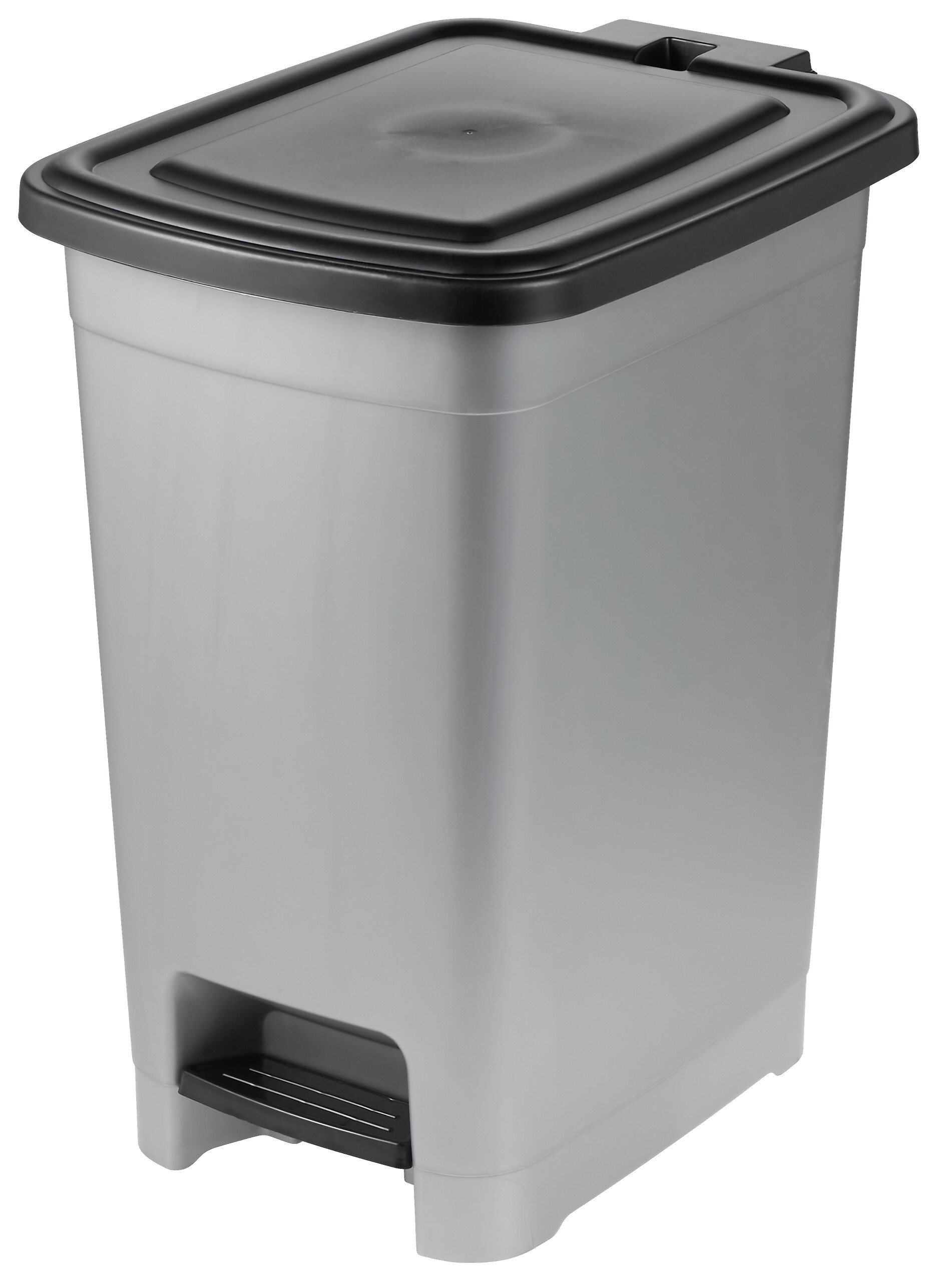 keeeper Treteimer olaf silber B/H/L: ca. 36,5x44x27 cm