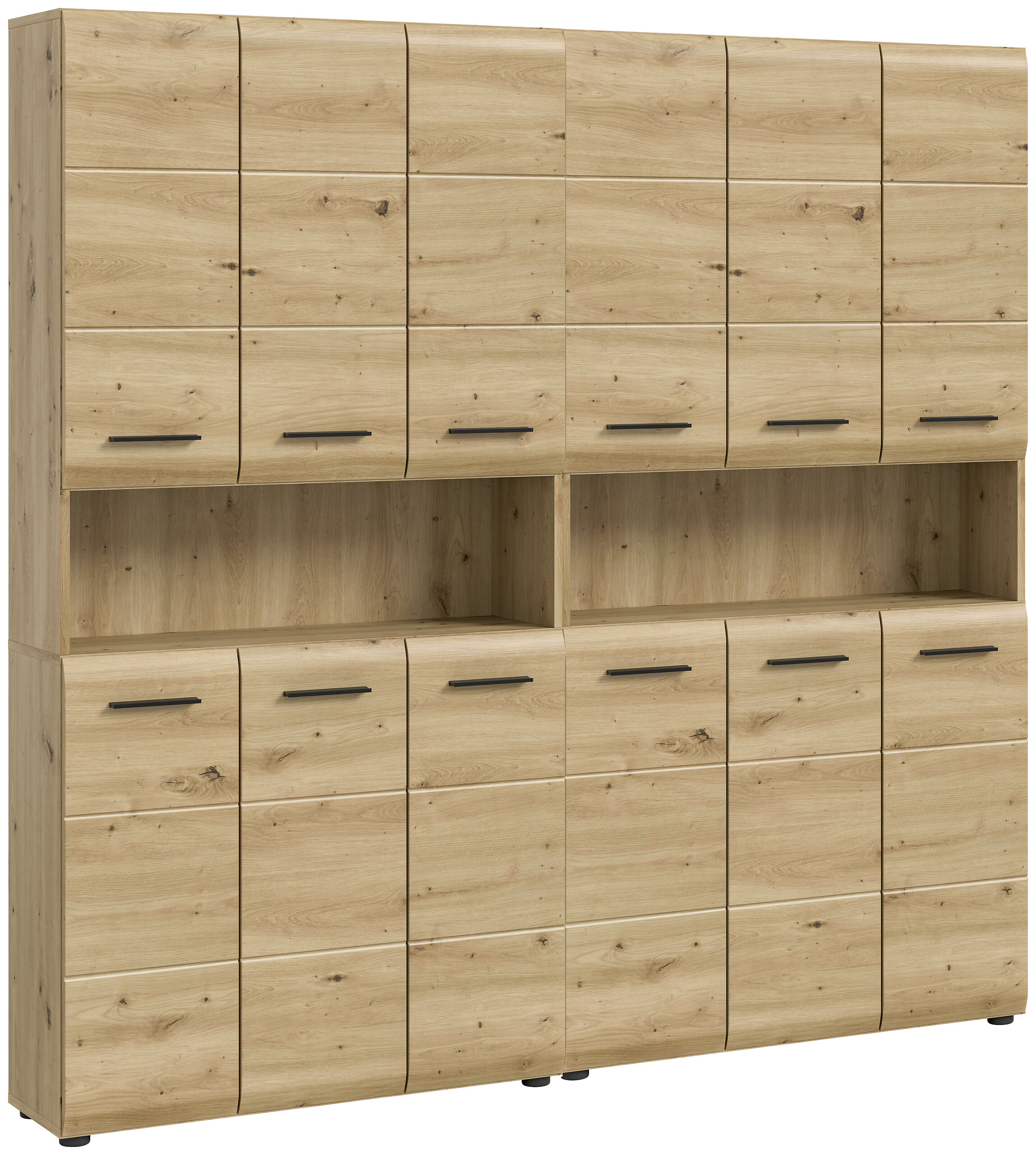 Badezimmer-Set Ice Artisan Oak Nachbildung B/H/T: ca. 180x185x30 cm