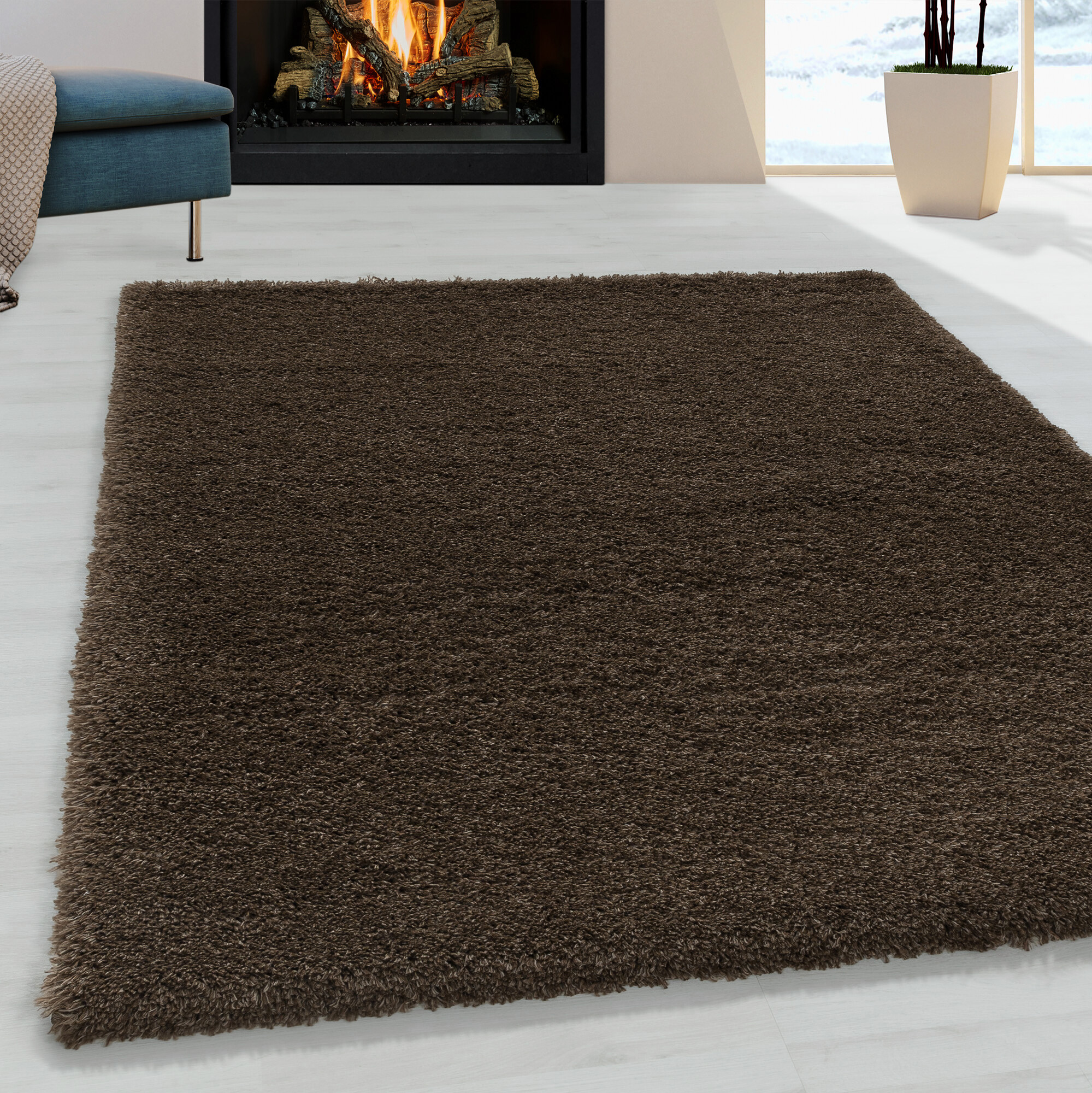 Ayyildiz Teppich FLUFFY braun B/L: ca. 60x110 cm Ayyildiz Teppich FLUFFY braun B/L: ca. 60x110 cm