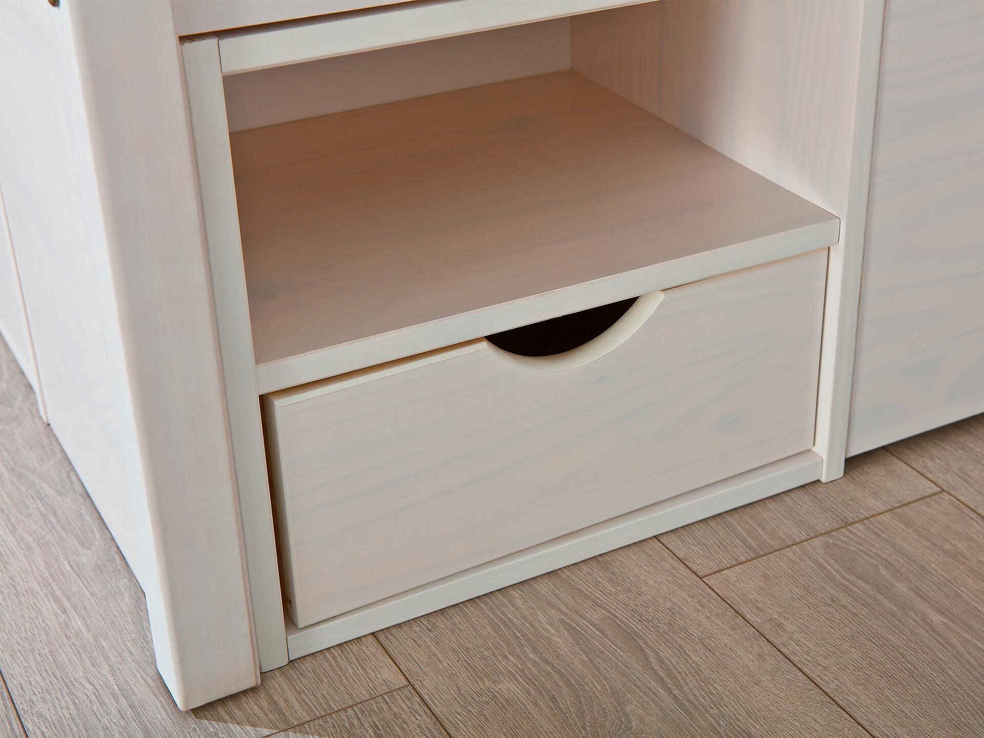 Funktionsbett Till weiß Liegefläche B/L: ca. 160x200 cm