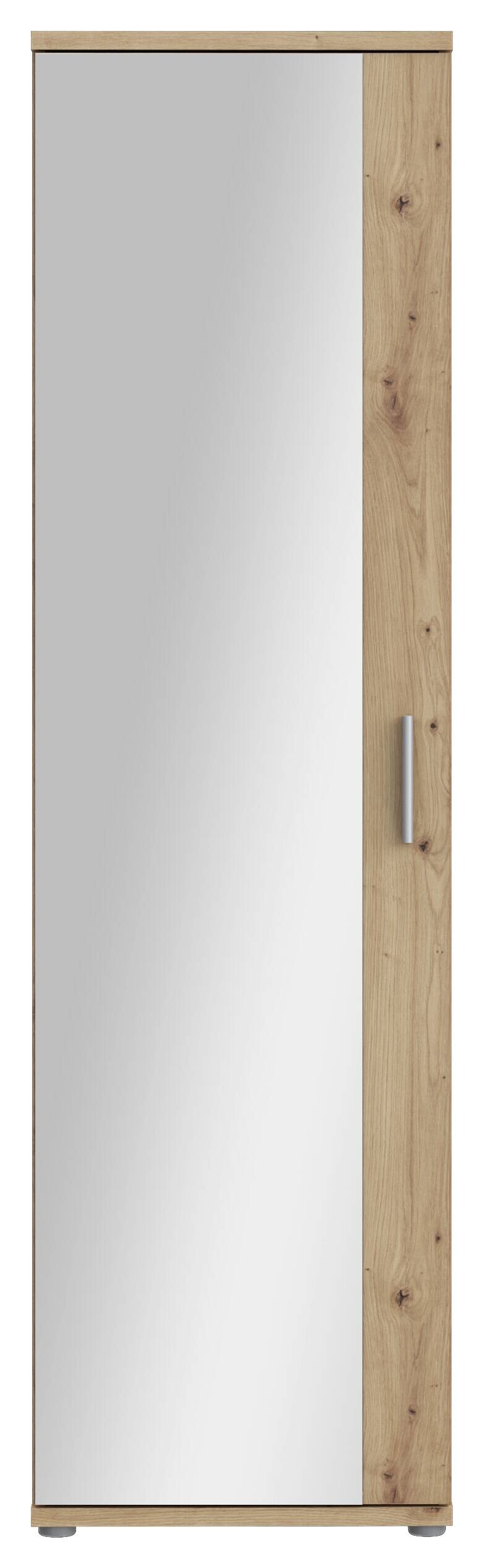 Mehrzweckschrank Eiche Artisan Nachbildung B/H/T: ca. 50x179x35 cm