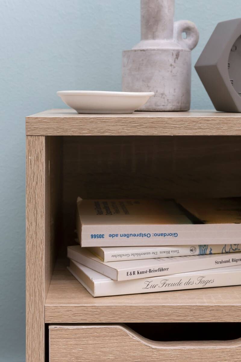 Nachtkonsole Sonoma Nachbildung B/H/T: ca. 31x43x31 cm