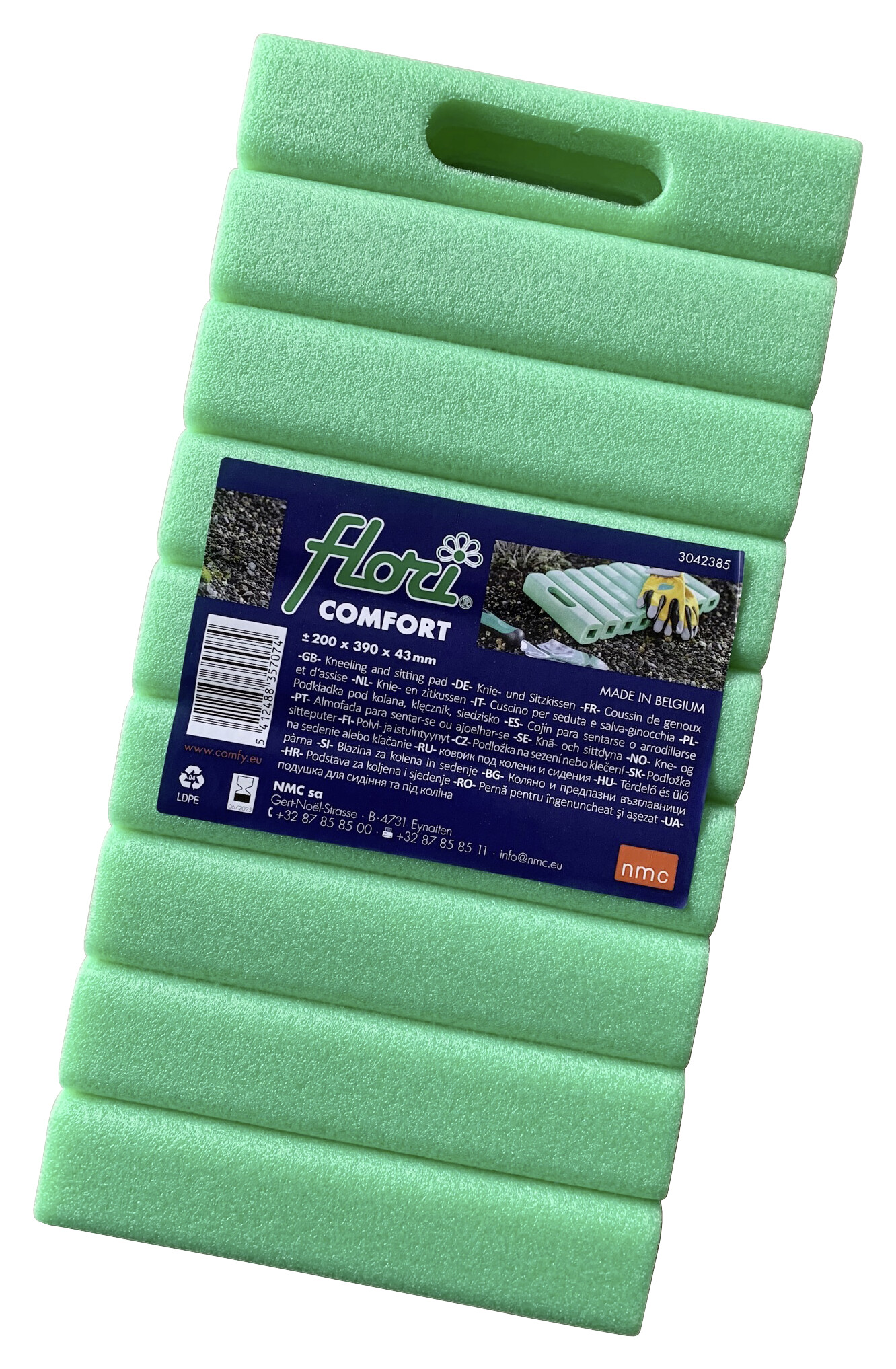 Kniekissen grün B/L: ca. 20x cm