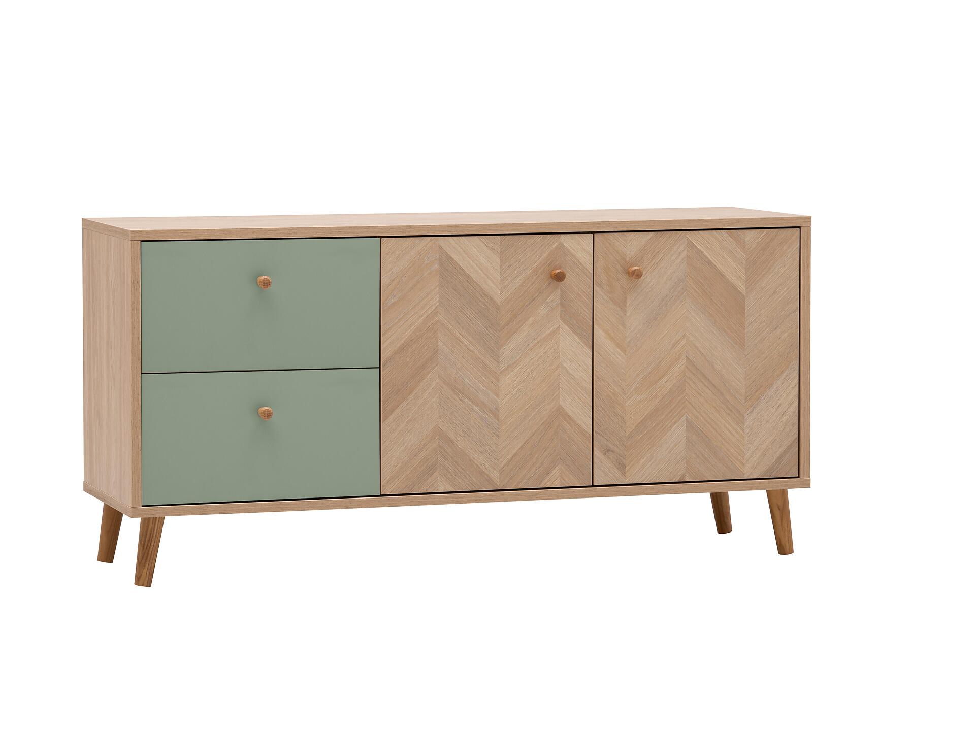 Lowboard Visby Eiche Nachbildung Pistazie B/H/T: ca. 109x44,1x33,05 cm Lowboard Visby Eiche Nachbildung Pistazie B/H/T: ca. 109x44,1x33,05 cm