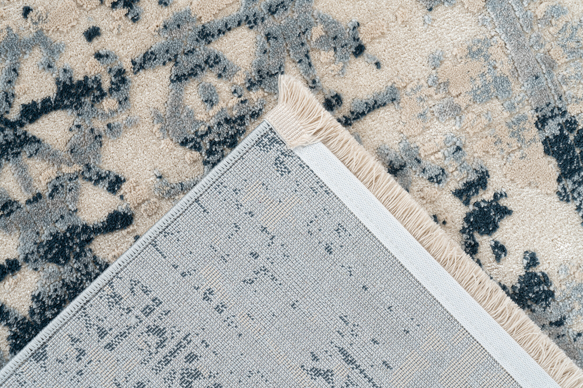 Kayoom Kurzflorteppich Adela 325 blau B/H/L: ca. 160x1,3x230 cm