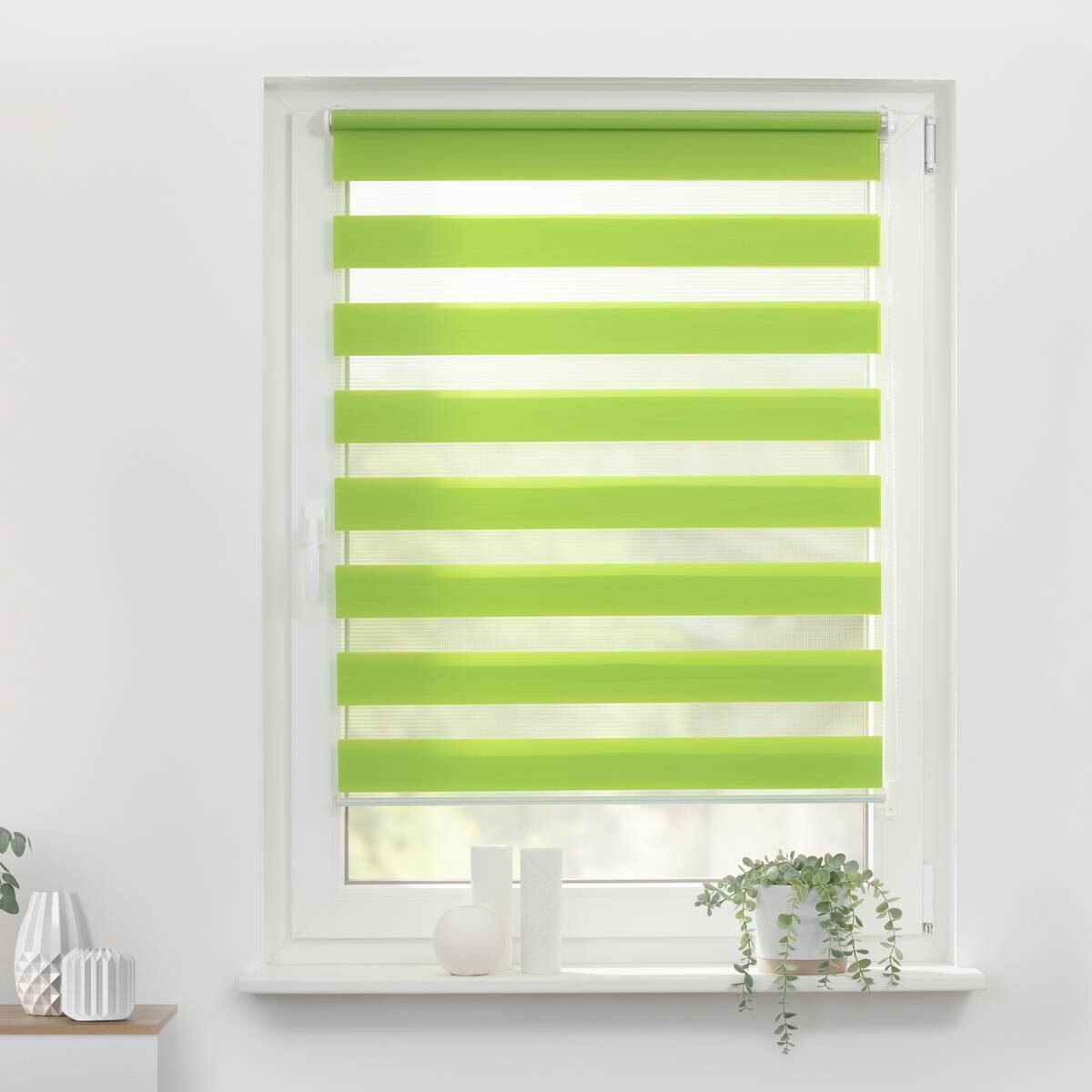 LICHTBLICK Doppelrollo Duo grün B/L: ca. 70x220 cm
