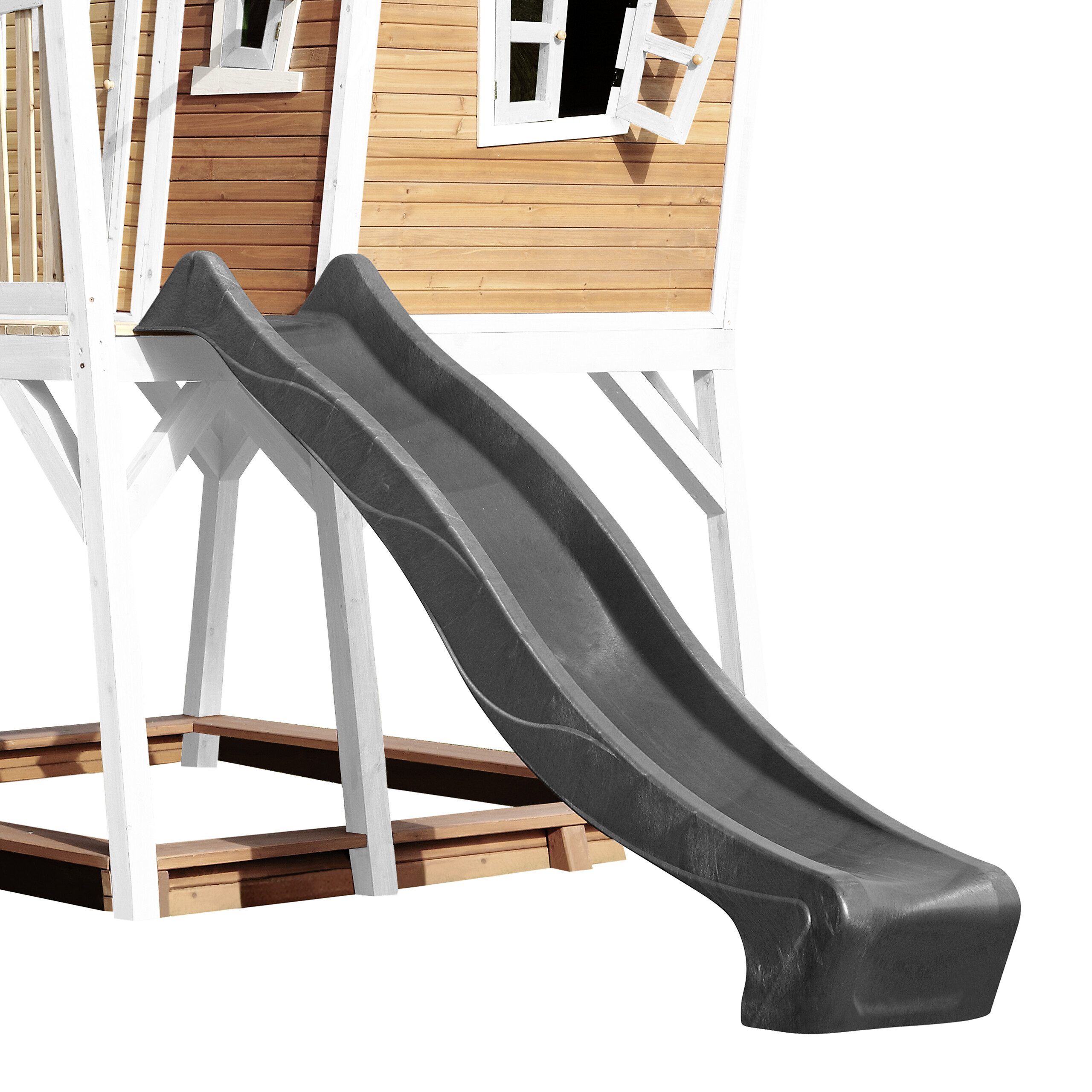 AXI Spielhaus Max braun B/H/L: ca. 432x288x193 cm