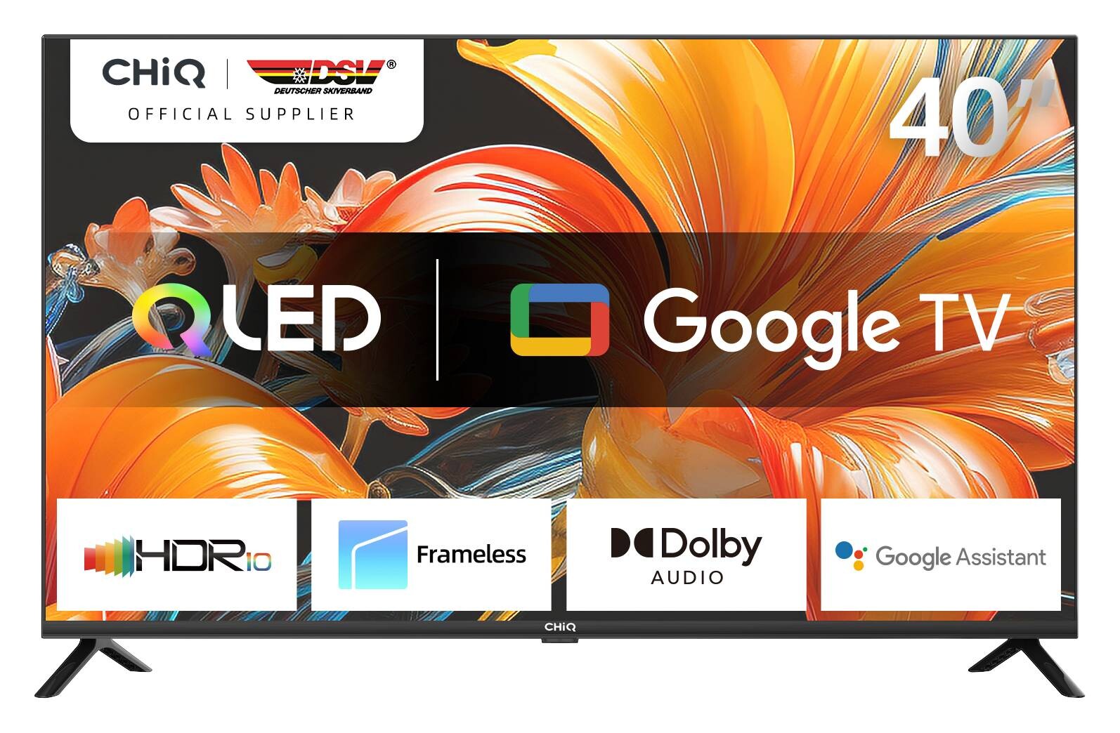 CHiQ QLED-Fernseher L40QG7L schwarz