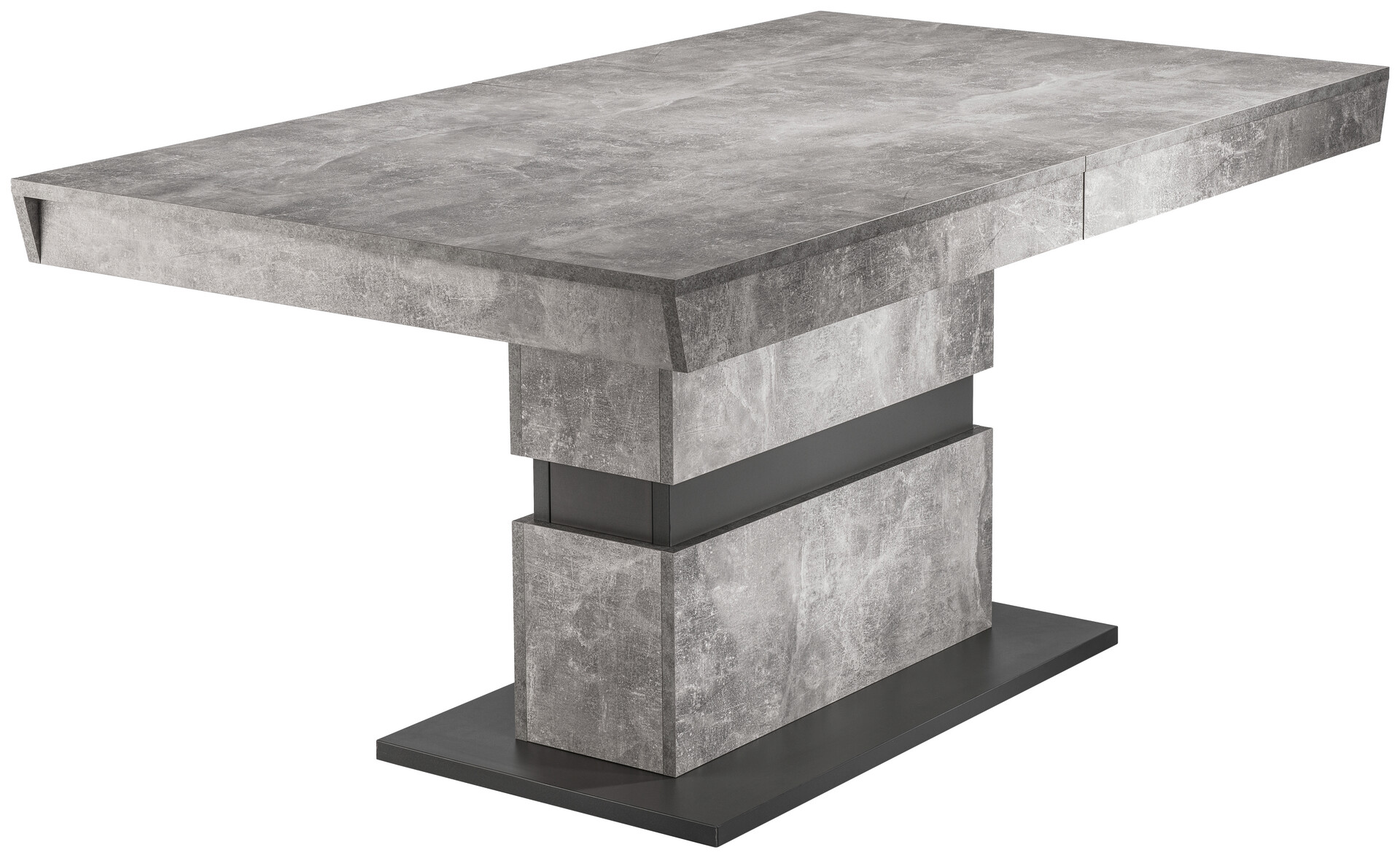 Tisch MATTHEW Beton Optik anthrazit B/H/T: ca. 140x75x90 cm