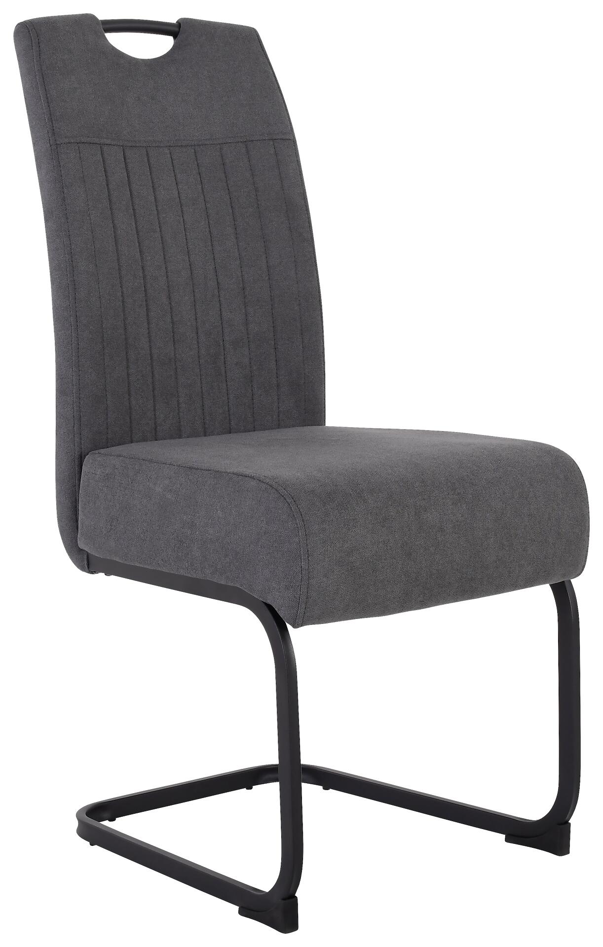 Schwingstuhl Margie dunkelgrau Microfaser B/H/T: ca. 46x104x61 cm Schwingstuhl Margie dunkelgrau Microfaser B/H/T: ca. 46x104x61 cm