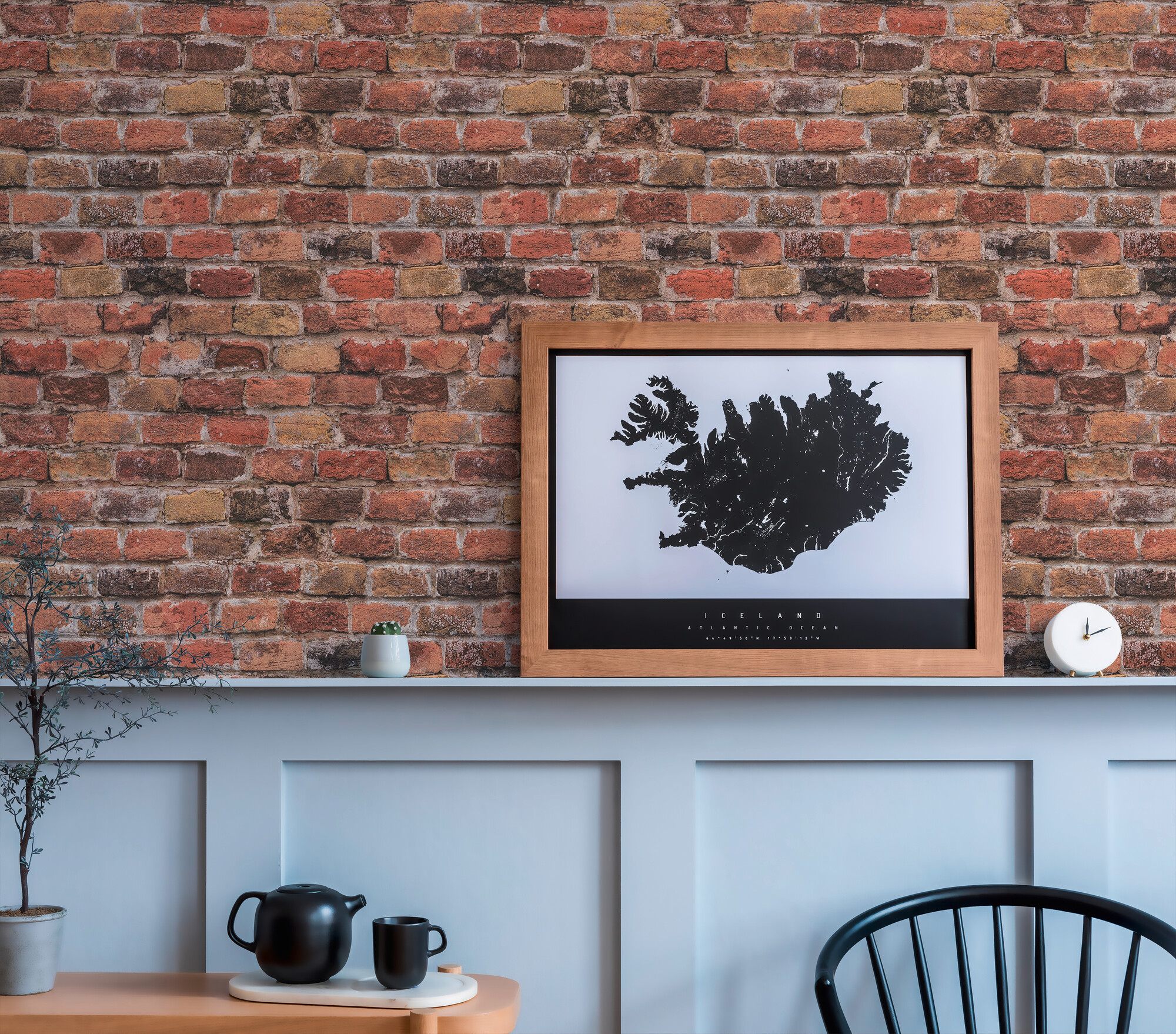 A.S.Creation Vliestapete orange braun B/H/D: ca. 53x1005x8,6 cm