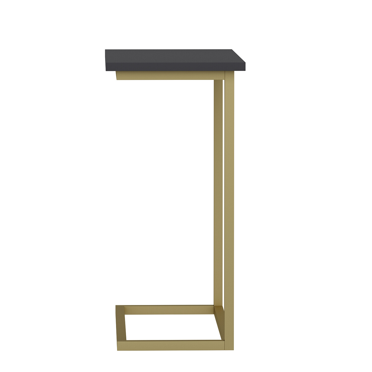 Beistelltisch Narin anthrazit gold Optik Metall B/H/T: ca. 64x62x30 cm