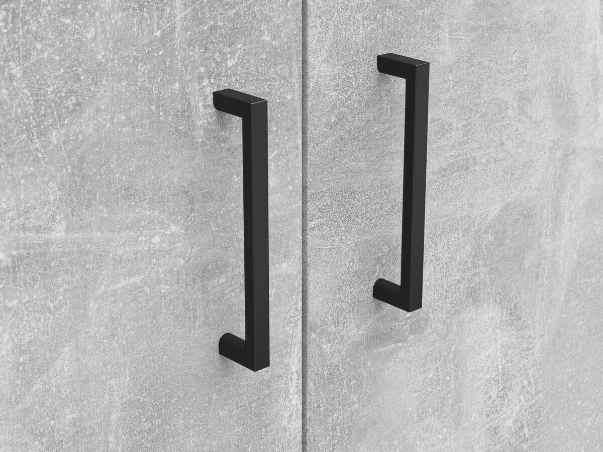 Kommode Multi-Stauraum Typ 31 Beton Optik B/H/T: ca. 80x115x40 cm