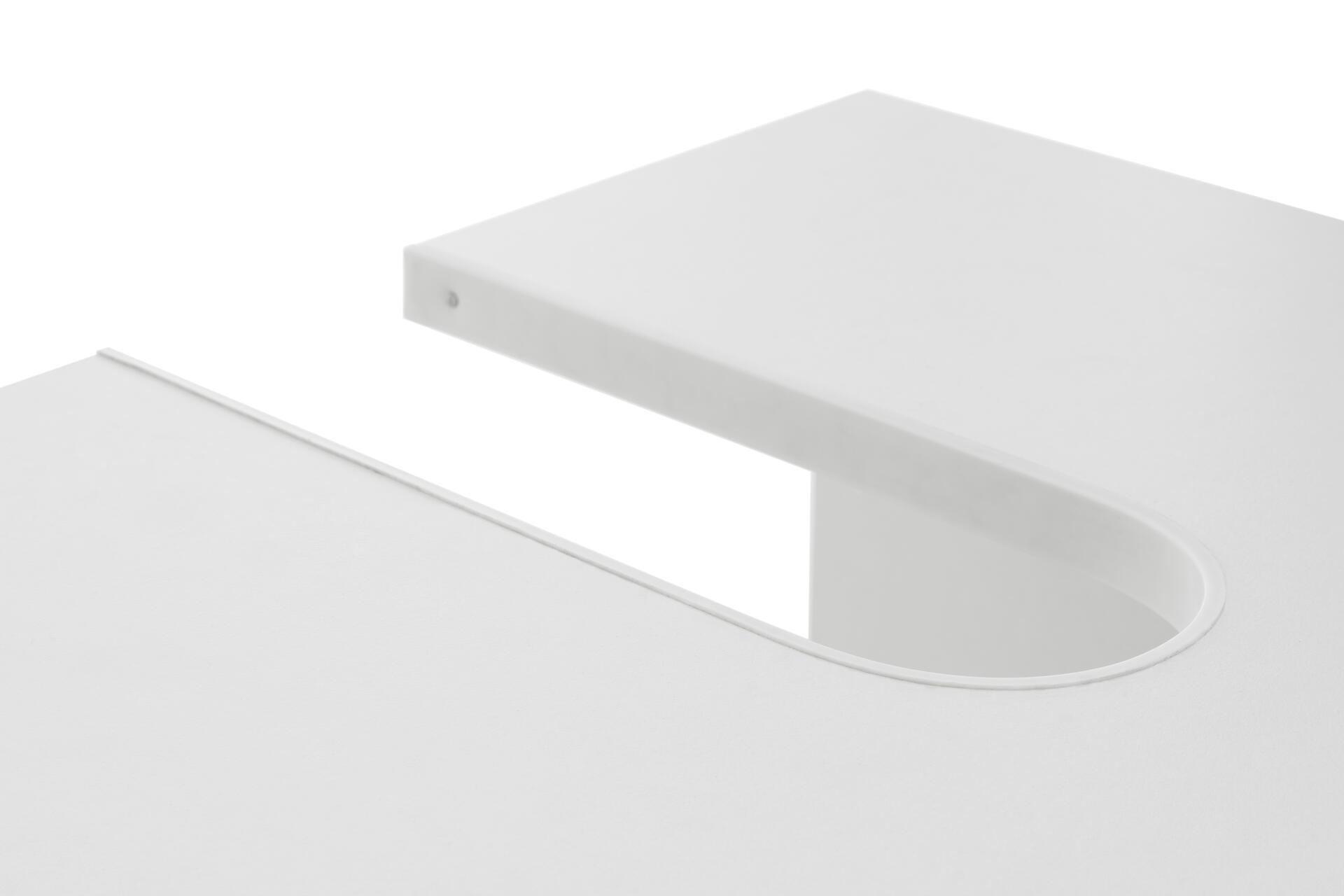 Waschbeckenunterschrank Solo 11 weiß B/H/T: ca. 38x55x29 cm