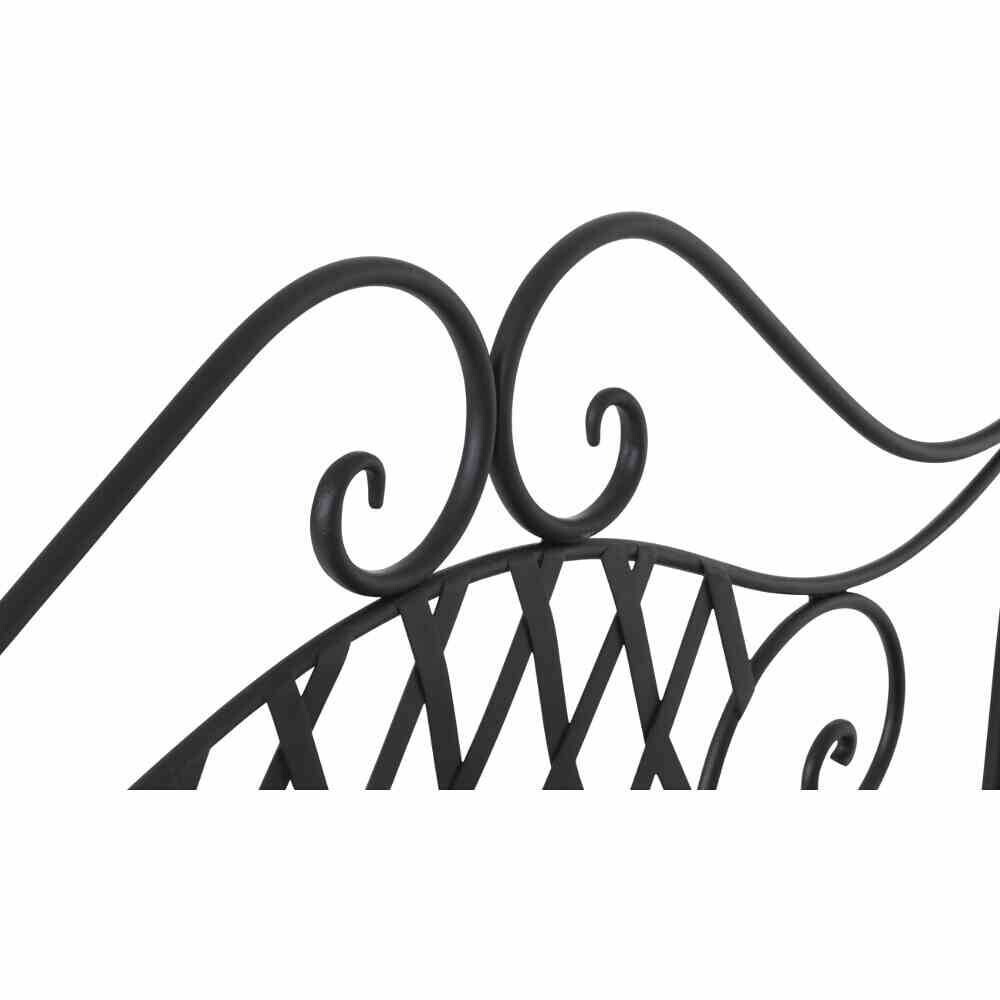 Gardamo Gartenregal COMO schwarz Stahl