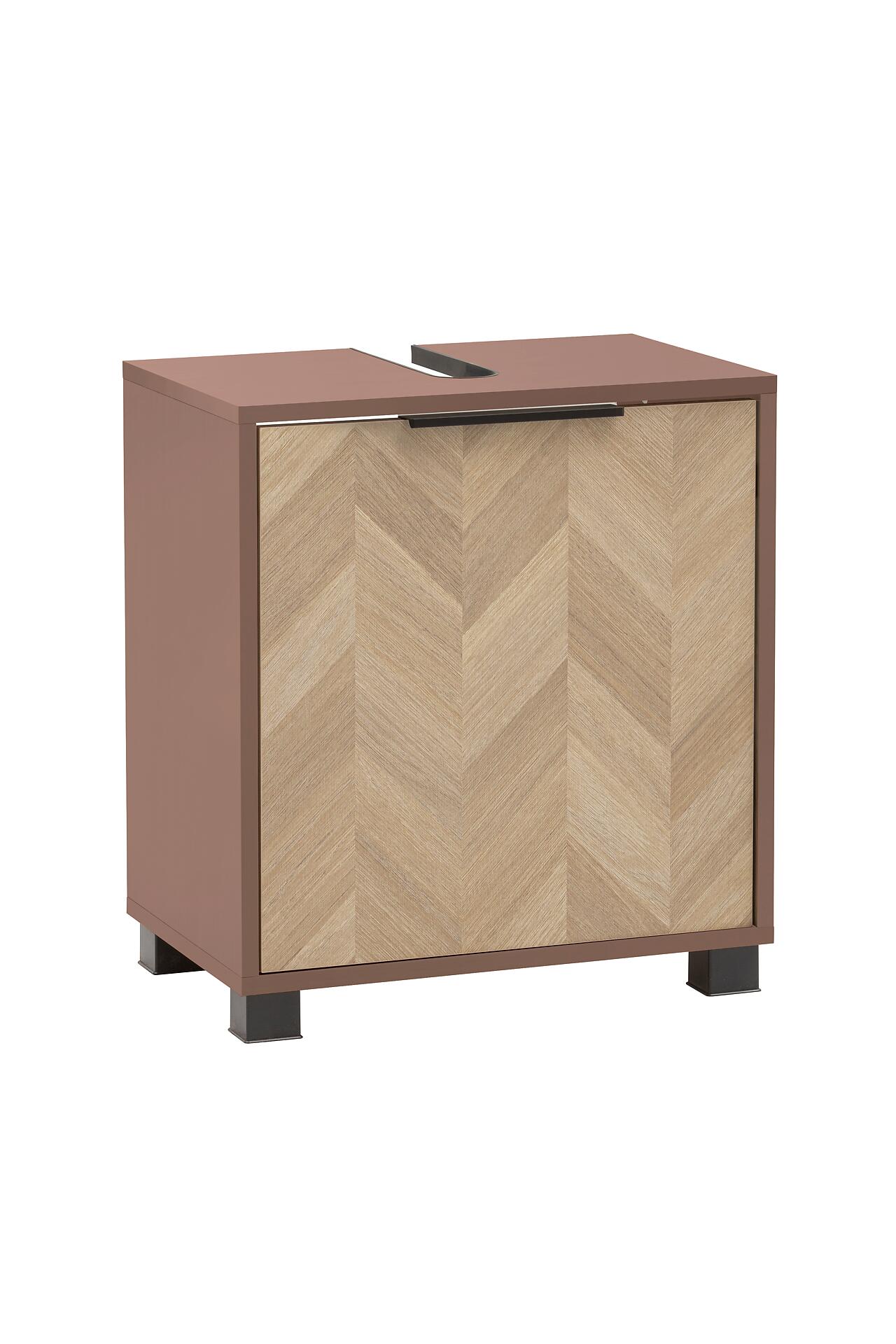 Waschbeckenunterschrank Piazza braun B/H/T: ca. 50,3x56x33 cm Waschbeckenunterschrank Piazza braun B/H/T: ca. 50,3x56x33 cm