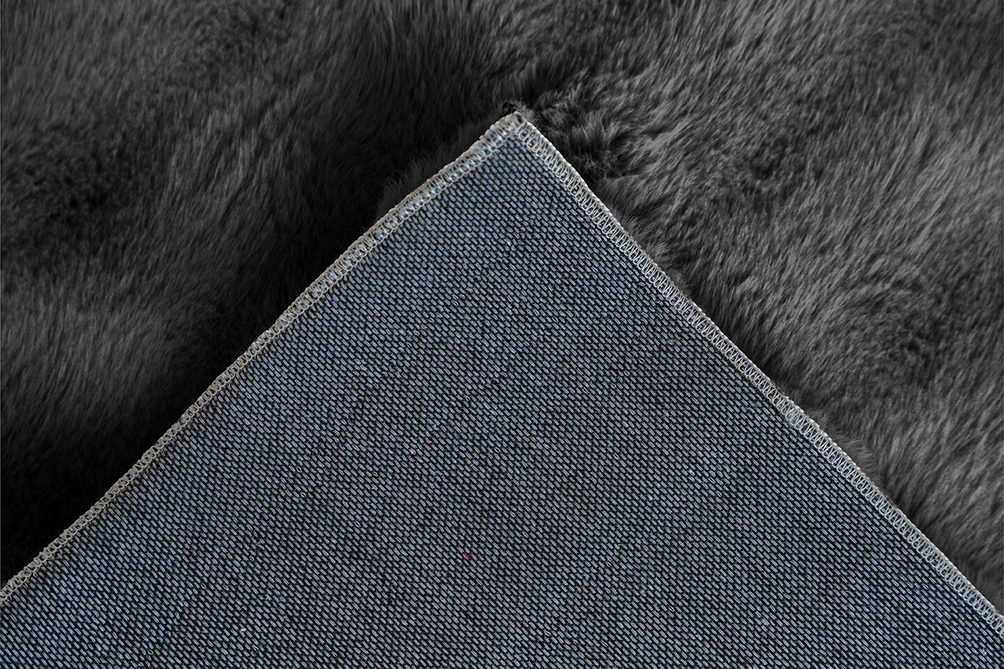 Padiro Hochflorteppich Hailey 125 schwarz B/H/L: ca. 200x3x290 cm