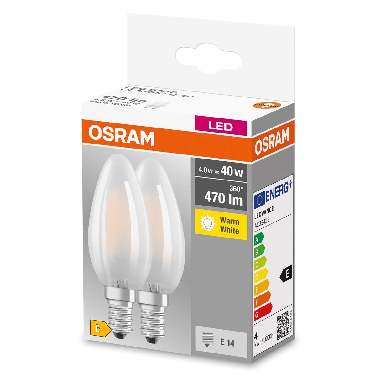OSRAM Kerzenlampe AC70204 E14