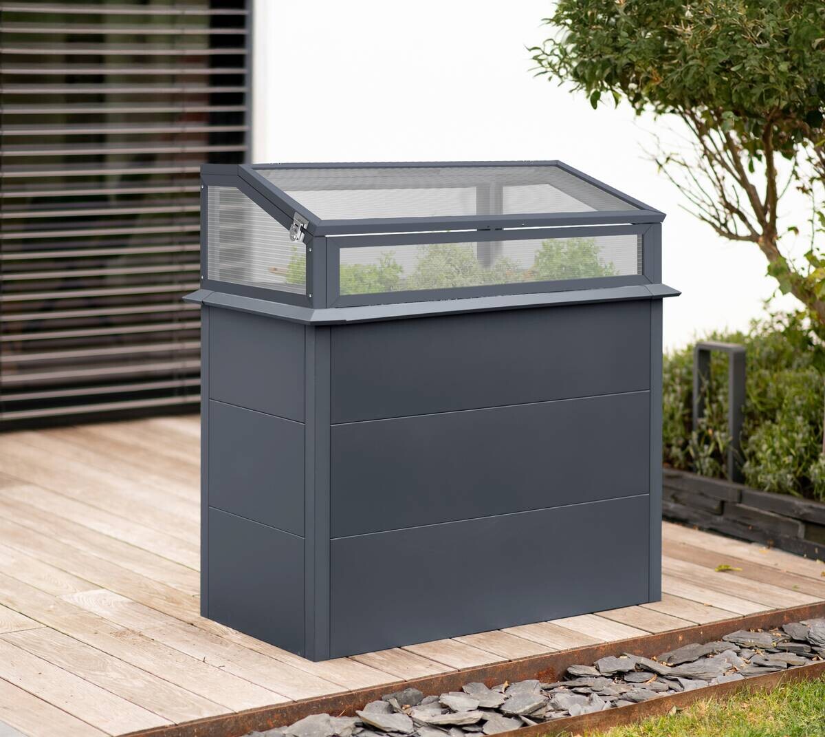 Westmann Hochbeet Primus anthrazit Stahl B/H/L: ca. 100x113x50 cm