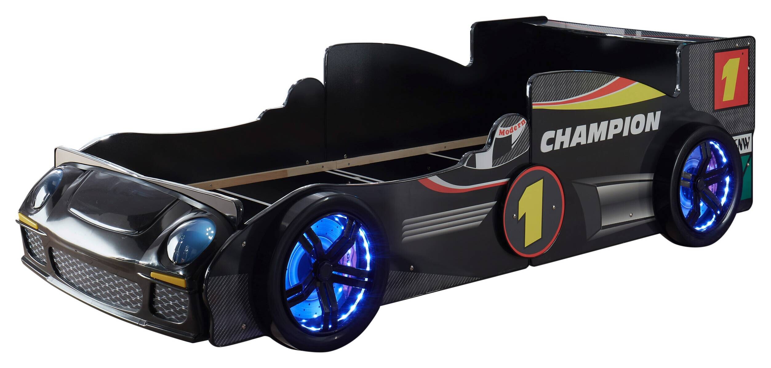 Autobett Rinum schwarz Liegefläche B/L: ca. 90x200 cm