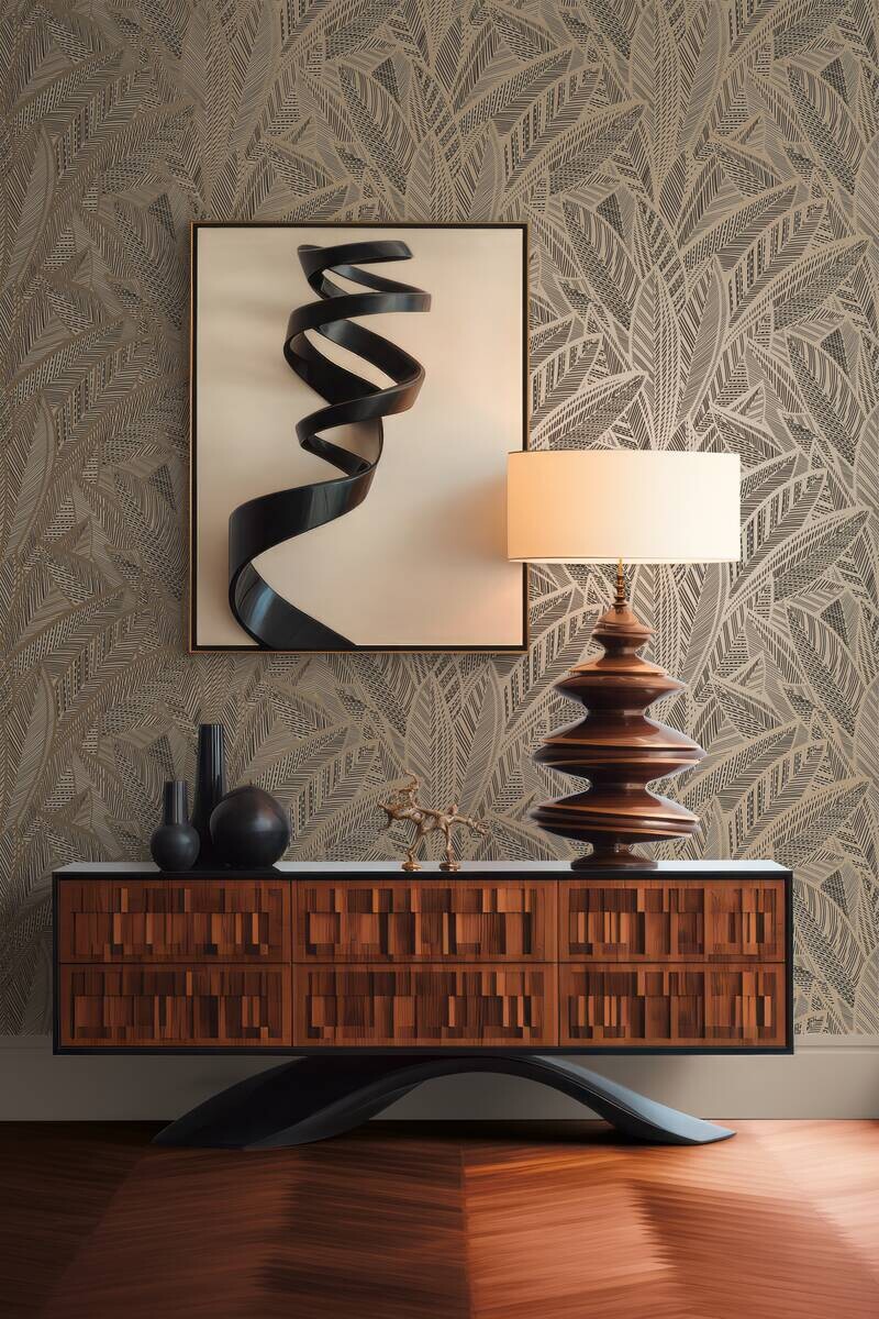 A.S.Creation Vliestapete silber schwarz B/H/D: ca. 53x1005x9,7 cm