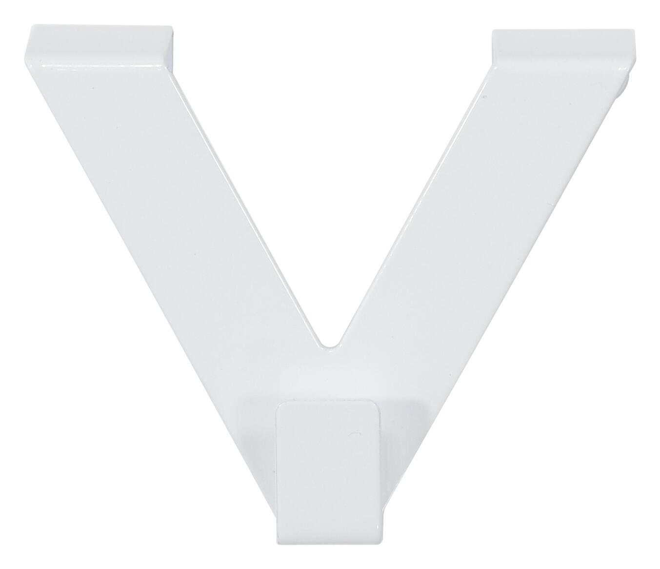 POCOline V-Haken weiß 2 Packstücke