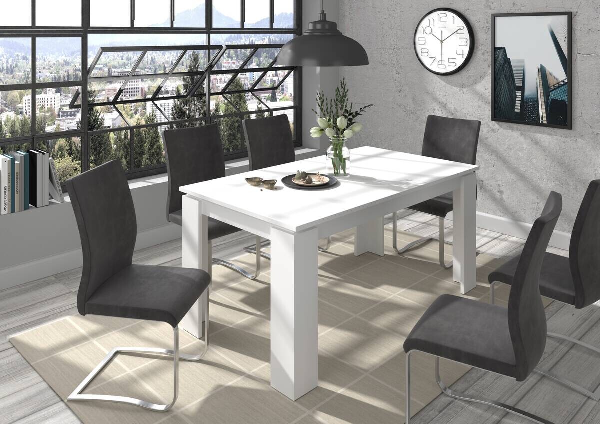 Esstisch Titan weiß B/H/L: ca. 90x76x200 cm