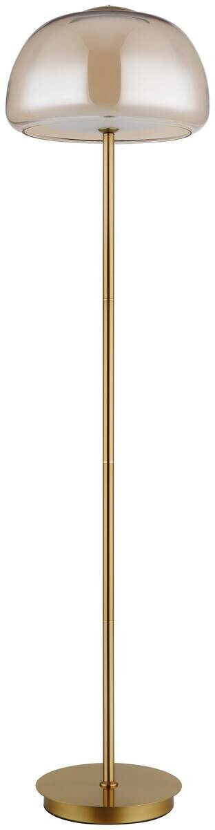 GLOBO Stehleuchte gold Metall Glas B/H/L: ca. 44x37x44 cm