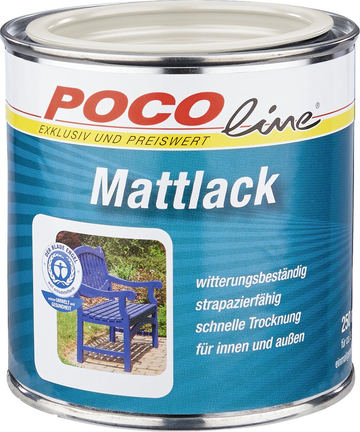 POCOline Mattlack cremeweiß seidenmatt ca. 0,25 l