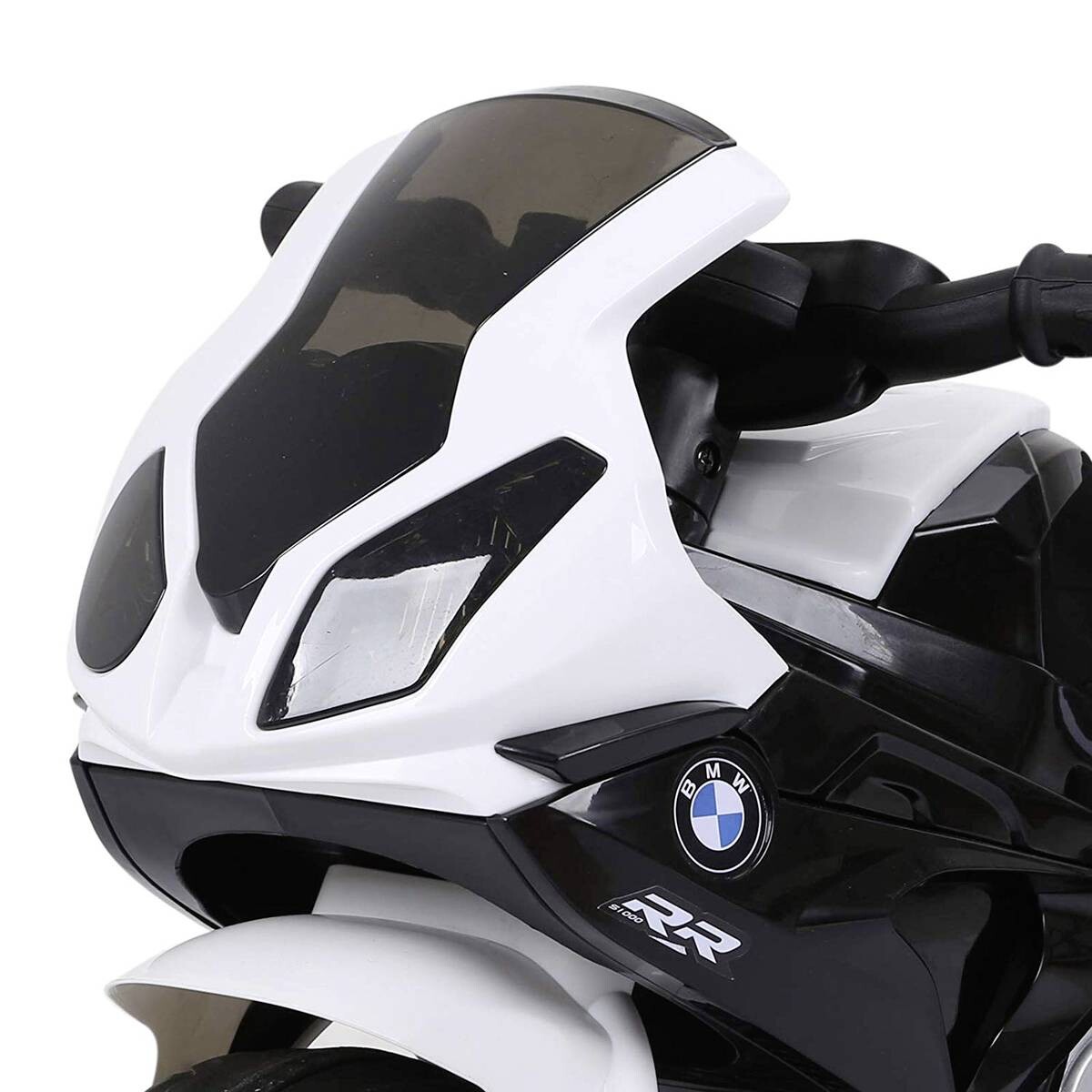 HOMCOM Kinder-Mororrad BMW BMW S1000RR weiß B/H/L: ca. 37x44x66 cm
