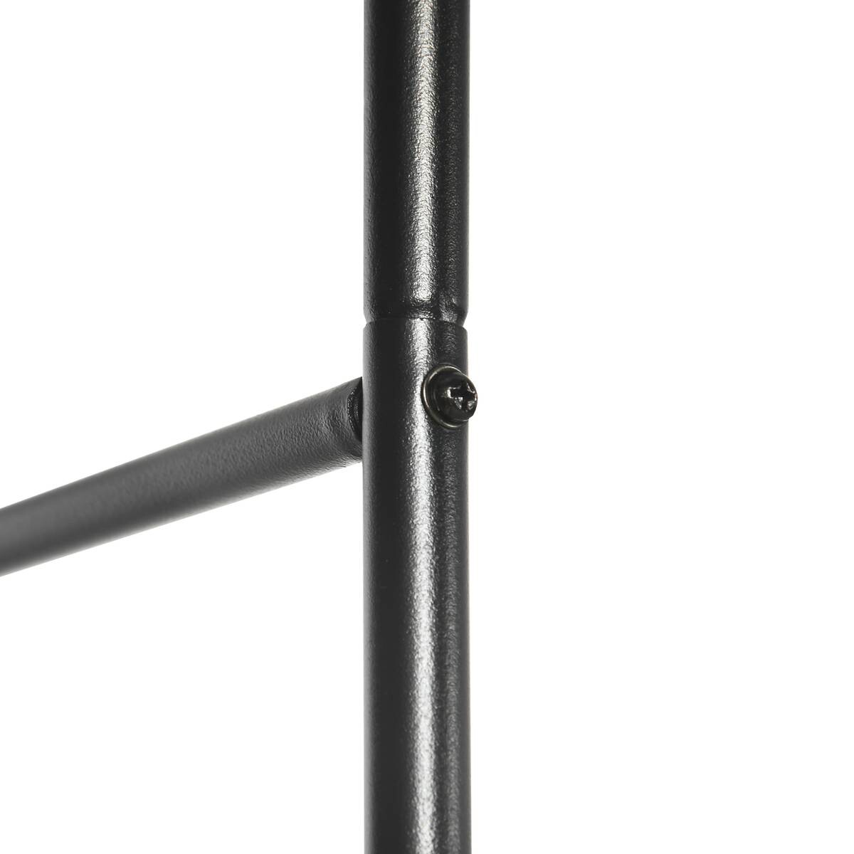 Outsunny Rosenbogen mit Metallrahmen schwarz B/H/L: ca. 40x240x140 cm