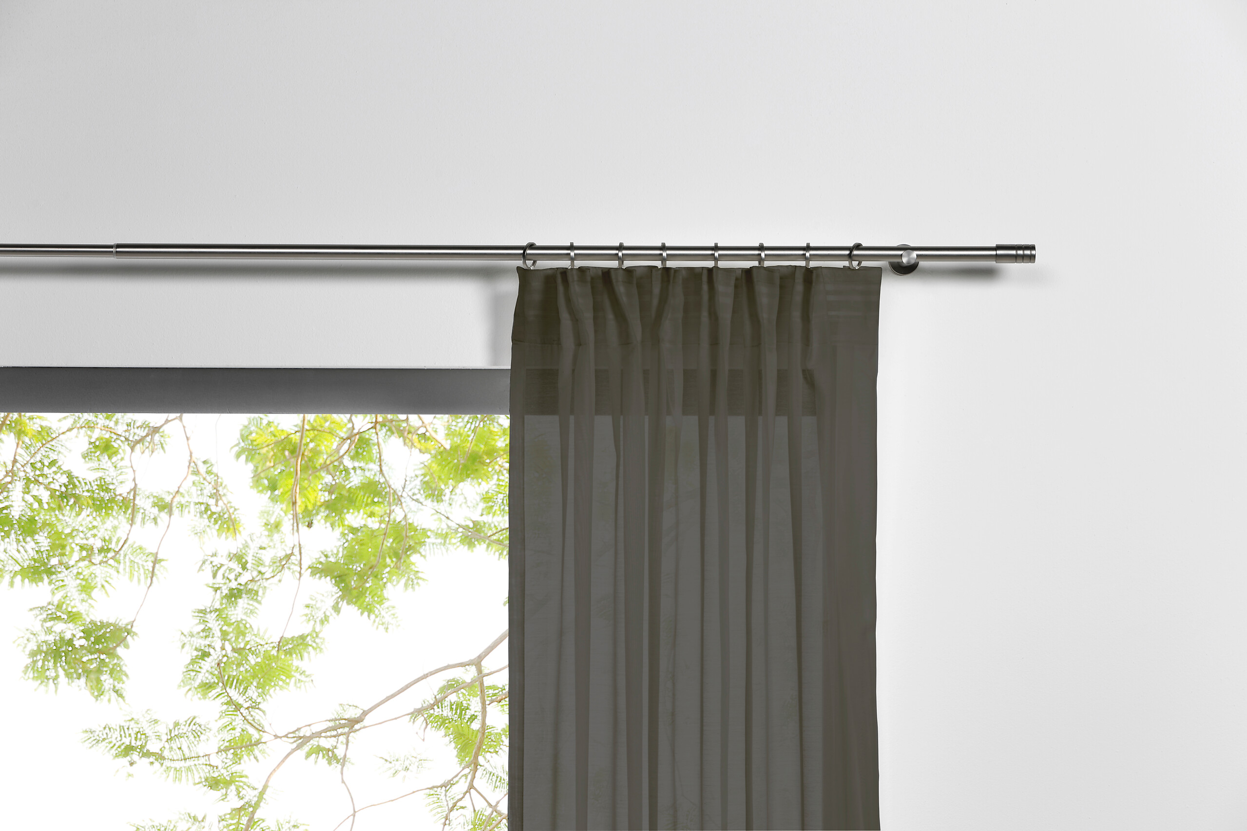 Kombivorhang PURE grau B/L: ca. 135x300 cm